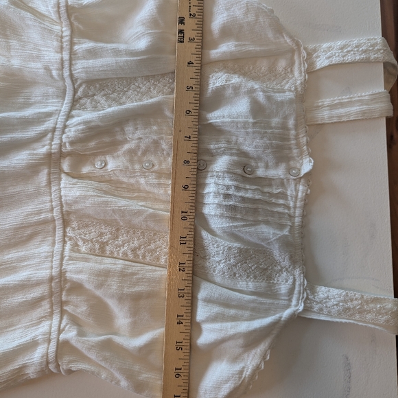Aerie White Flowy And Lacy Dress, Size Large - Picture 7 of 14